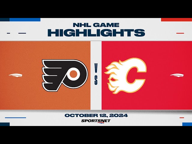 ⁣NHL Highlights | Flyers vs. Flames - October 12, 2024