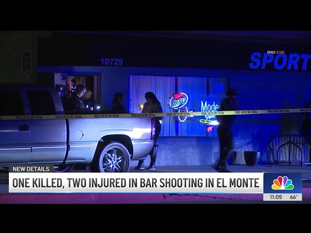 ⁣One killed, two injured in bar shooting in El Monte