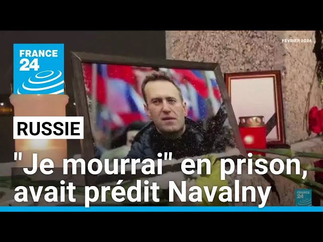 ⁣"Je mourrai" en prison, écrivait Navalny dans ses mémoires • FRANCE 24