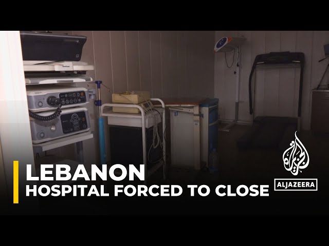 ⁣Hospital in Lebanon’s Bekaa Valley forced to close due to Israeli air strikes