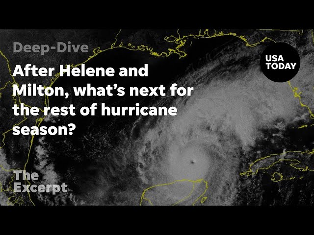 ⁣After Helene and Milton, what's next for the rest of hurricane season?