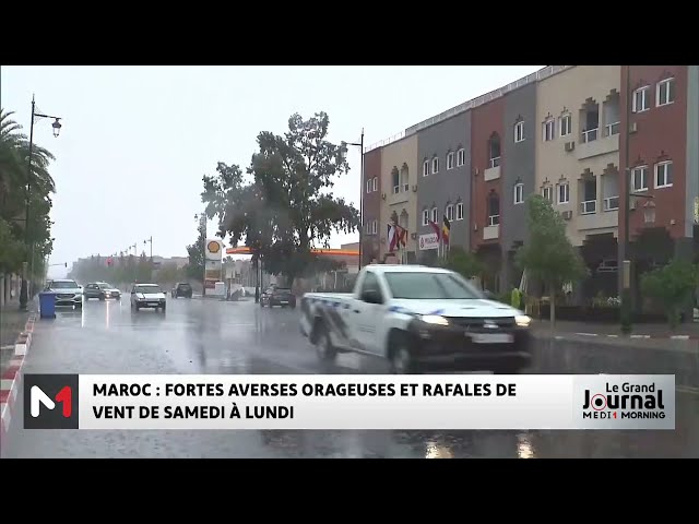 ⁣Météo : Averses orageuses et vents forts ce dimanche