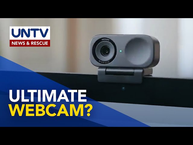 ⁣AI-enabled webcam with 4K video resolution and auto framing | Techy Muna