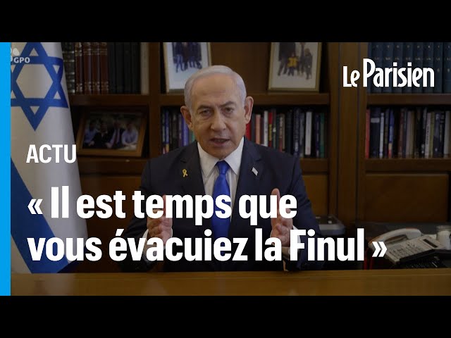 ⁣Proche-Orient : Netanyahou exhorte Guterres à mettre les Casques bleus « à l'abri immédiatement