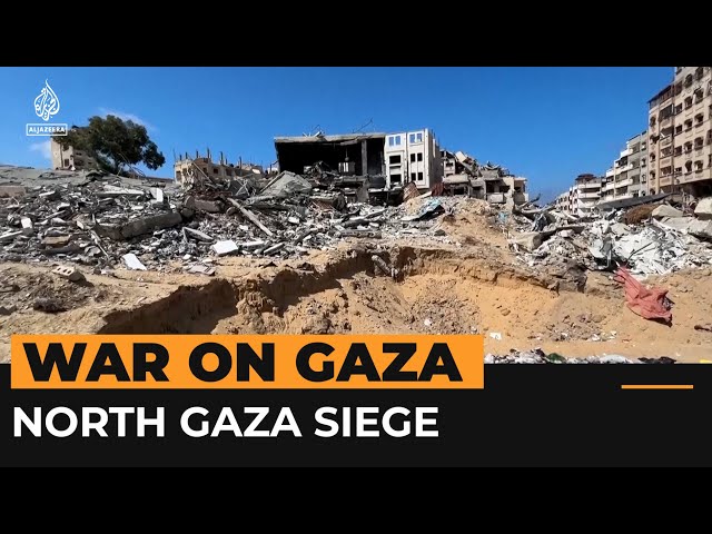 ⁣Israeli siege of north Gaza kills 300 Palestinians and traps thousands more | Al Jazeera Newsfeed