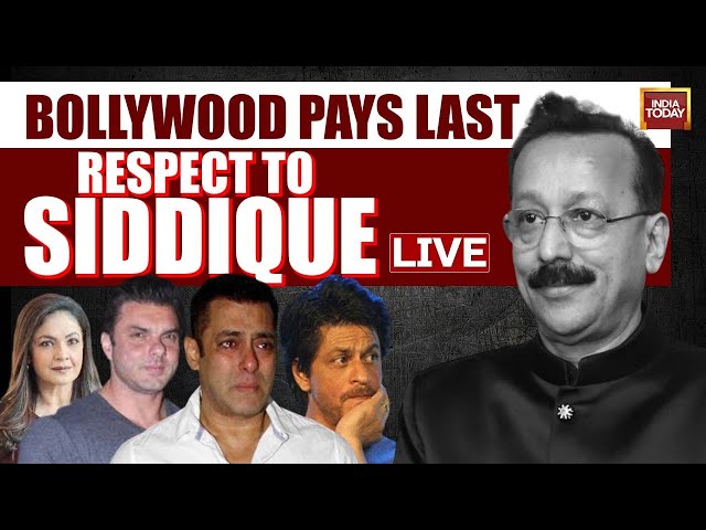 ⁣Baba Siddique Live News: Bollywood Pays Last Respect To Baba Siddique | Mumbai News | India Today