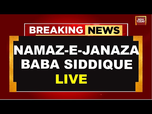 ⁣Baba Siddique Live News: Namaz-E-Janaza Baba Siddique | Salman Khan Pays Last Respect, Siddique