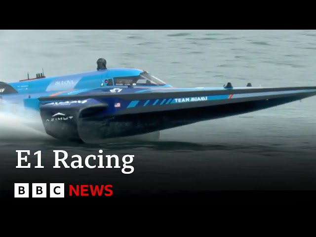 ⁣E1 Racing: The tech powering the world’s first electric raceboat championship | BBC News