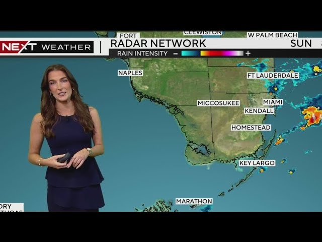 ⁣South Florida weekend weather forecast for Sunday 10/13/24