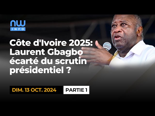 ⁣Cote d'ivoire 2025 : Laurent Gbagbo écarté du scrutin présidentiel ? P1