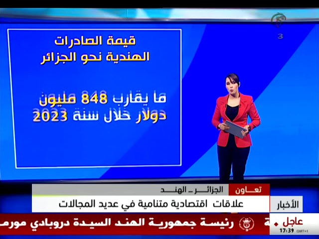 ⁣الجزائر- الهند : علاقات اقتصادية متنامية في عديد المجالات