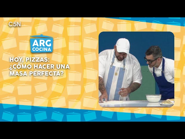 ⁣HOY, PIZZAS EN ARGENTINA COCINA: ¿CÓMO HACER UNA MASA PERFECTA?