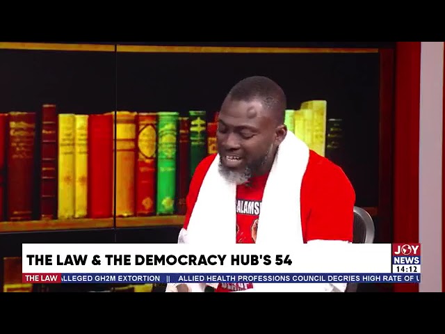 ⁣The Law with Samson Lardy Anyenini || The Law and the Democracy Hub's 54