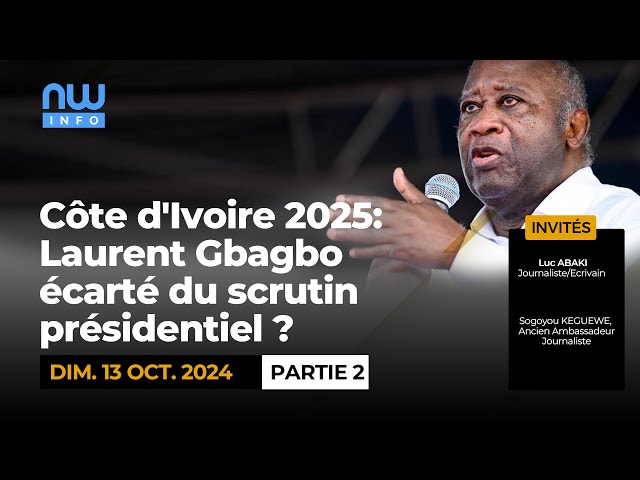 ⁣Cote d'ivoire 2025 : Laurent Gbagbo écarté du scrutin présidentiel ? P2