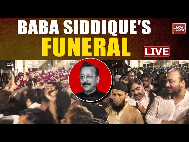 ⁣Baba Siddique Funeral | Baba Siddique Funeral Live | Baba Siddique News | Baba Siddique | Mumbai