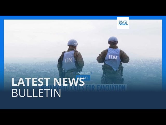 ⁣Latest news bulletin | October 13th – Evening