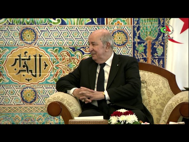 ⁣Entretiens entre le président de la république Abdelmadjid Tebboune et la présidente de l'Inde