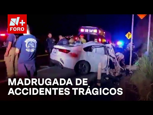 ⁣Accidentes fatales en Puebla, Yucatán, Aguascalientes y Chihuahua - Las Noticias