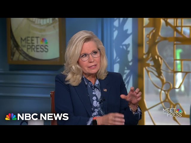 ⁣Liz Cheney says she is not a 'member of Donald Trump's Republican Party'