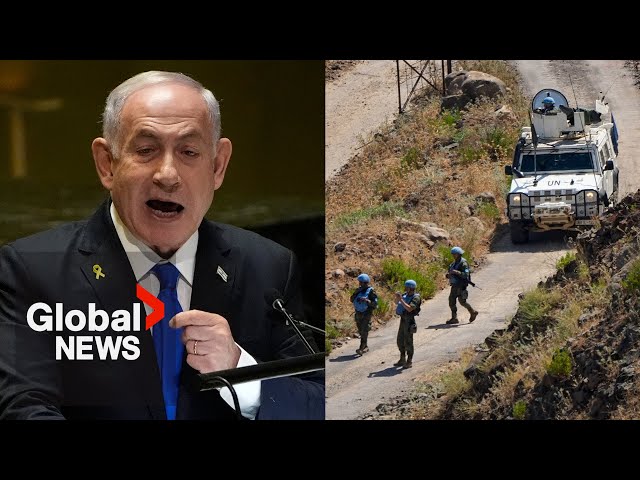 ⁣Netanyahu urges UN tow ithdraw peacekeepers from Lebanon, as IDF targets Hezbollah militants