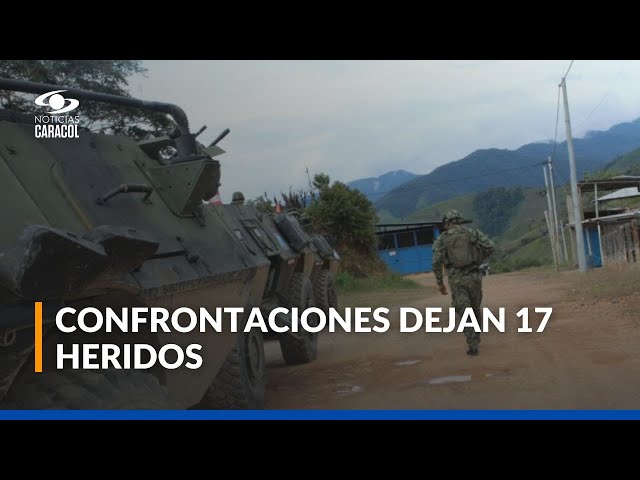 ⁣Disidencias de las FARC atacaron al Ejército en el Cauca con drones cargados con explosivos