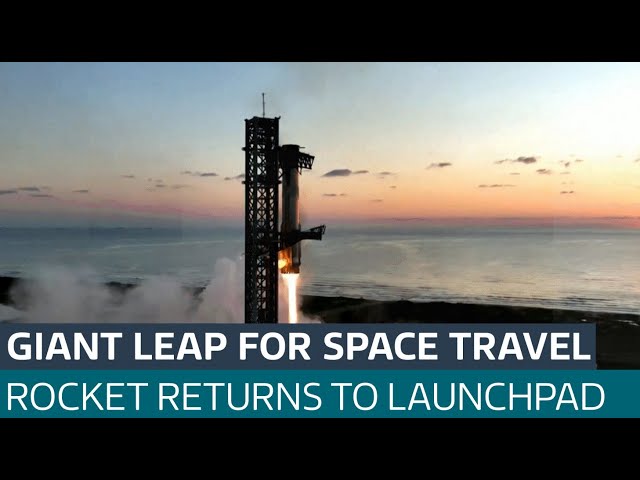 ⁣SpaceX launches mega Starship rocket in boldest test flight yet