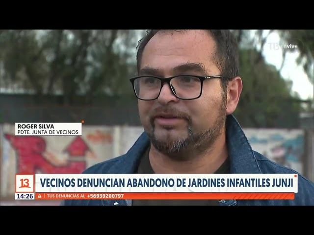 ⁣Vecinos de Cerro Navia denuncian abandono de jardines infantiles Junji