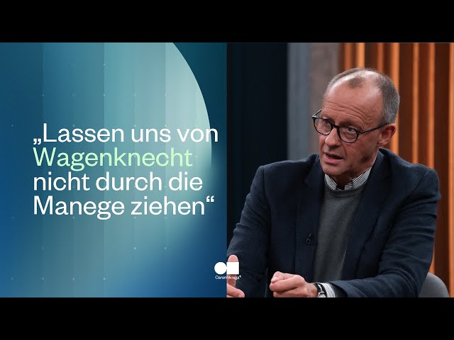 ⁣Fortschritt oder Rückschritt - sind Sie ein Mann für morgen, Herr Merz? | Caren Miosga