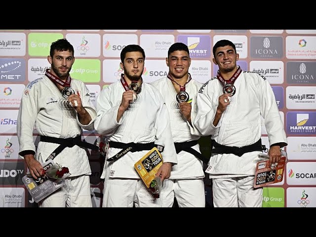 ⁣Les poids lourds mis à l'honneur lors de la 3e journée du Grand Chelem de Judo d'Abu Dhabi