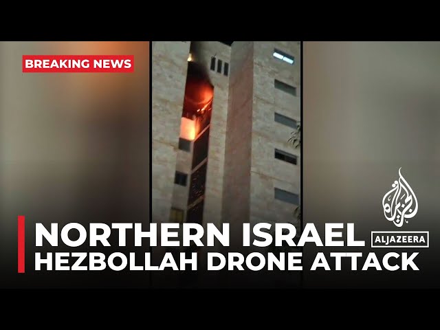 ⁣Hezbollah drone attack targets northern Israel, at least 39 injured