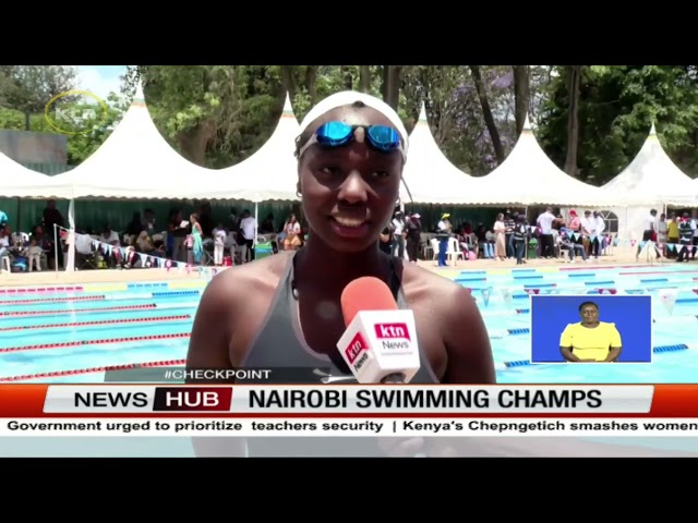 ⁣More than 400 swimmers take part in the Nairobi swimming championships