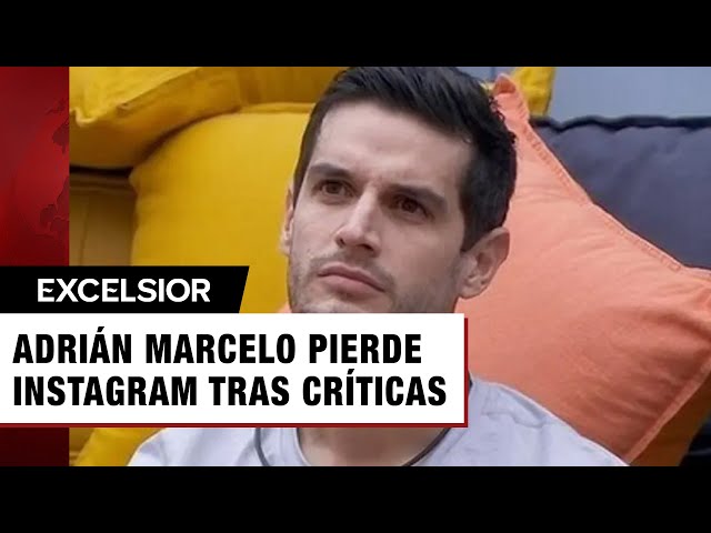 ⁣Adrián Marcelo se queda sin Instagram tras declaraciones sobre excompañeros de reality show