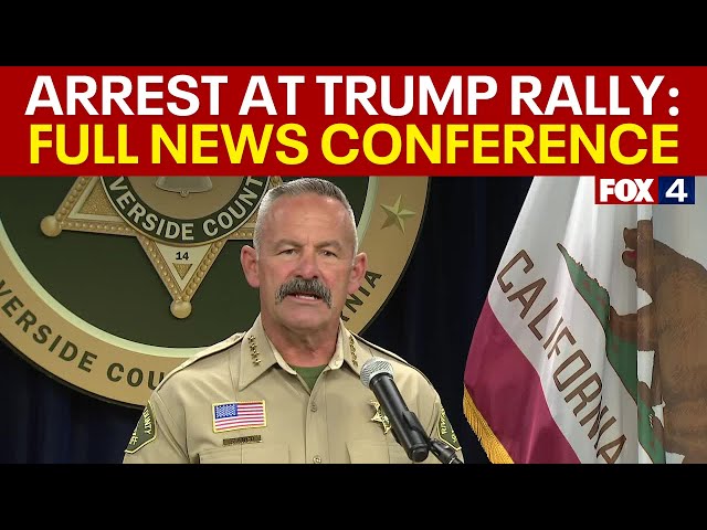 ⁣Trump rally arrest: Sherriff says deputies may have stopped assassination attempt