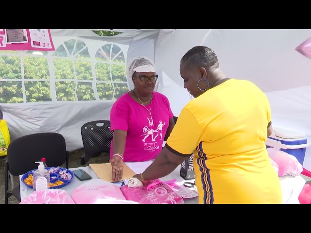 ⁣Bridgetown Fisheries Complex goes pink