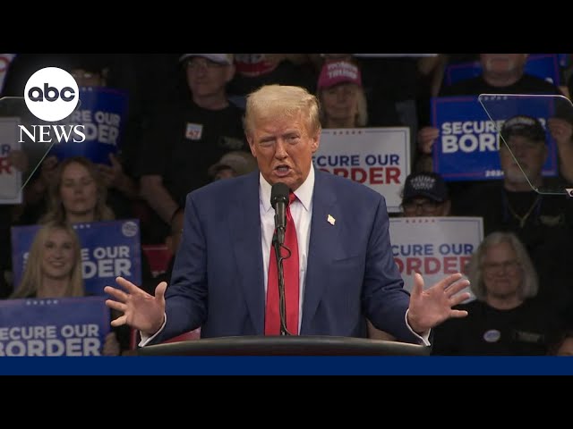 ⁣Trump campaigns in Prescott Valley, Arizona