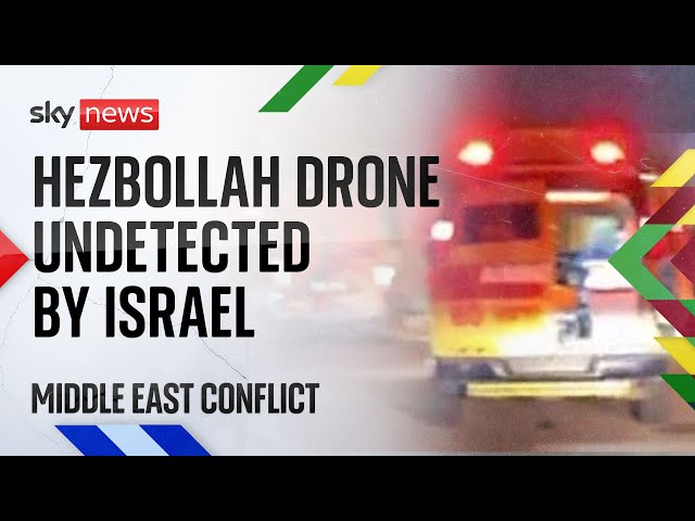 ⁣Hezbollah drone attack on Israel injures more than 60 people after air defences fail to detect it