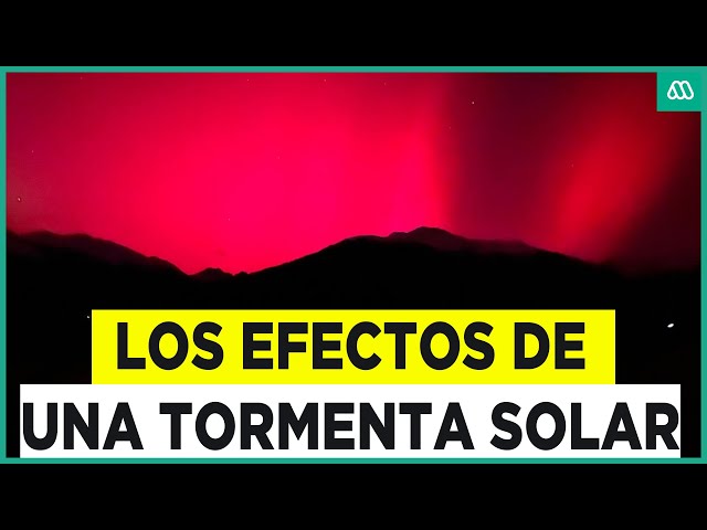 ⁣Tormenta solar de alta intensidad impacta la tierra: Impactante fenómeno fue visible en Chile