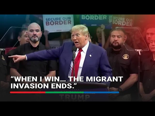 ⁣Trump puts migration at the center of Arizona rally, promises 10,000 extra border agents