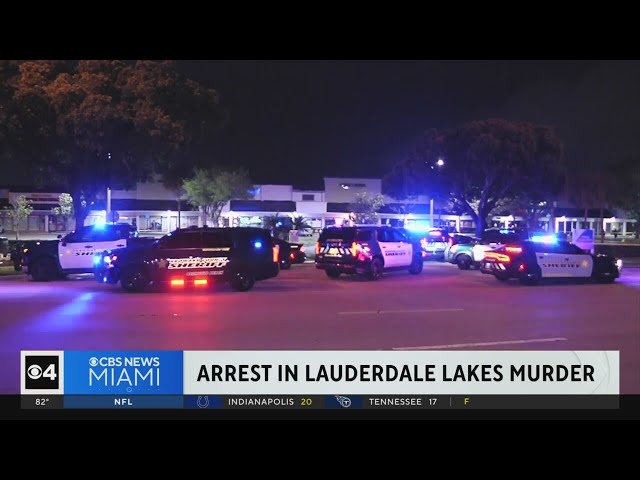 ⁣Arrest made in Lauderdale Lakes murder