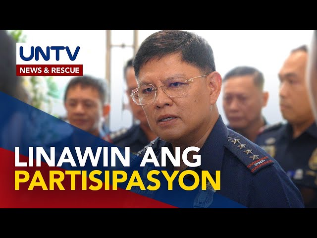 ⁣Gen. Marbil sa mga dating chief PNP: linawin ang pagkakasangkot sa drug war