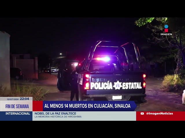 ⁣Mueren al menos 14 personas en Culiacán, Sinaloa, durante un enfrentamiento