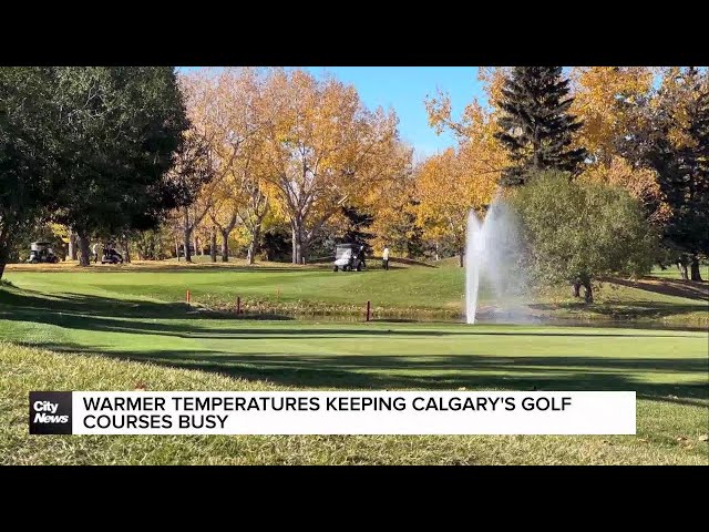 ⁣Warmer temperatures keeping Calgary's golf courses busy