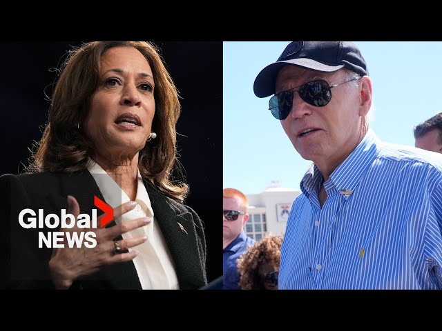 ⁣Biden, Harris tour destruction of Hurricane Milton and Helene aftermath