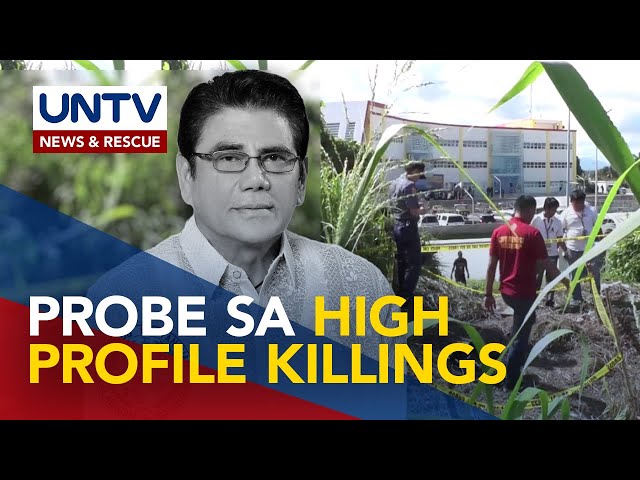 ⁣DOJ, iimbestigahan ang high-profile killings kapag natanggap ang Quad Comm report