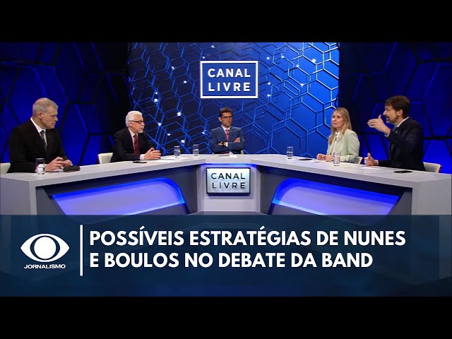 ⁣Schüler fala sobre possíveis estratégias de Nunes e Boulos no debate da Band | Canal Livre