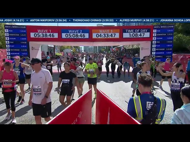 ⁣Chicago Marathon 2024 FINISH LINE CAM: 1 p.m. – 2 p.m.