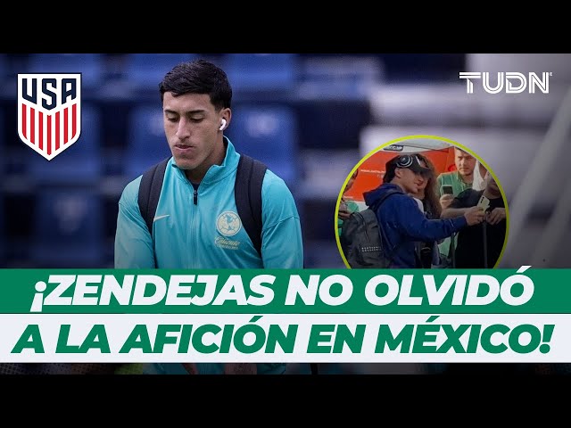 ⁣¡Enemigo íntimo! ¡Zendejas llegó con Estados Unidos a Guadalajara  y convivió con la afición! | TUDN