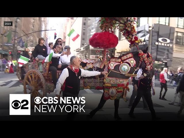 ⁣2024 Columbus Day Parade marches through Manhattan on Monday