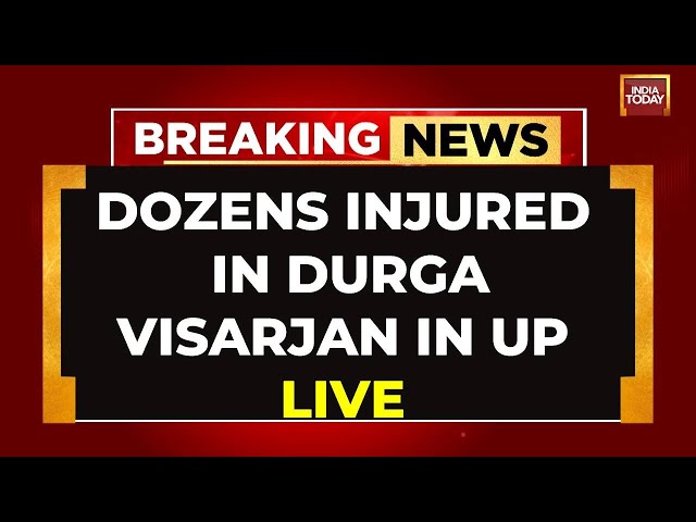 ⁣LIVE: Violence In UP's Bahraich Amid Durga Idol Visarjan | 1 Dead, Dozens Injured | India Today