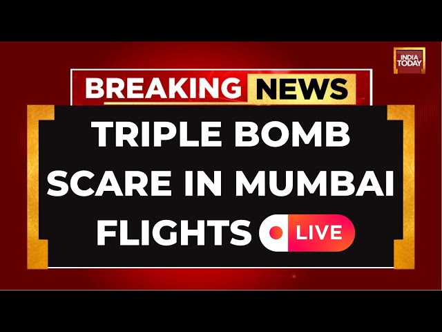 ⁣LIVE: Air India & Indigo Flights Diverted Due to Bomb Threat, Security Protocols in Place | LIVE